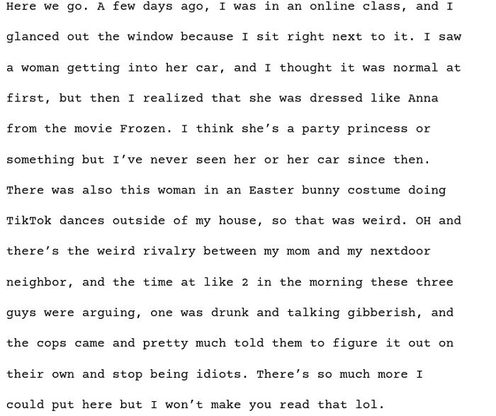 Hey Pandas, Share A Funny Or An Interesting Story About Your Neighborhood (Closed)