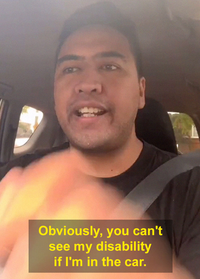 Guy With One Leg Gets Questioned About Parking In A Handicapped Spot, So He Then Confronts The 'Karen'