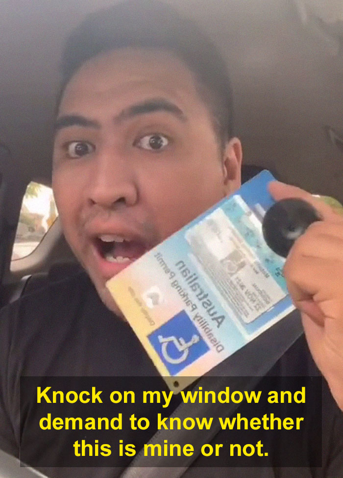 Guy With One Leg Gets Questioned About Parking In A Handicapped Spot, So He Then Confronts The 'Karen'