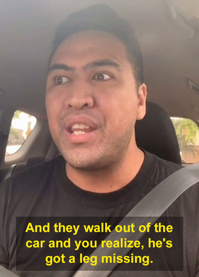 Guy With One Leg Gets Questioned About Parking In A Handicapped Spot, So He Then Confronts The 'Karen'