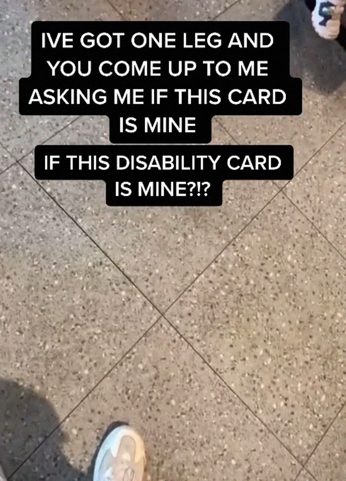 Guy With One Leg Gets Questioned About Parking In A Handicapped Spot, So He Then Confronts The 'Karen'