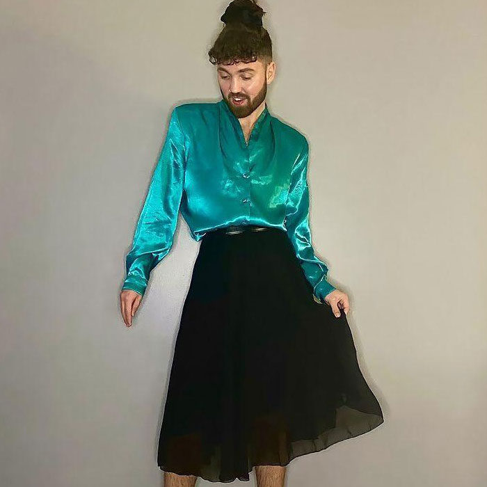 This Man Proves That Clothes Have No Gender By Wearing Skirts And Dresses