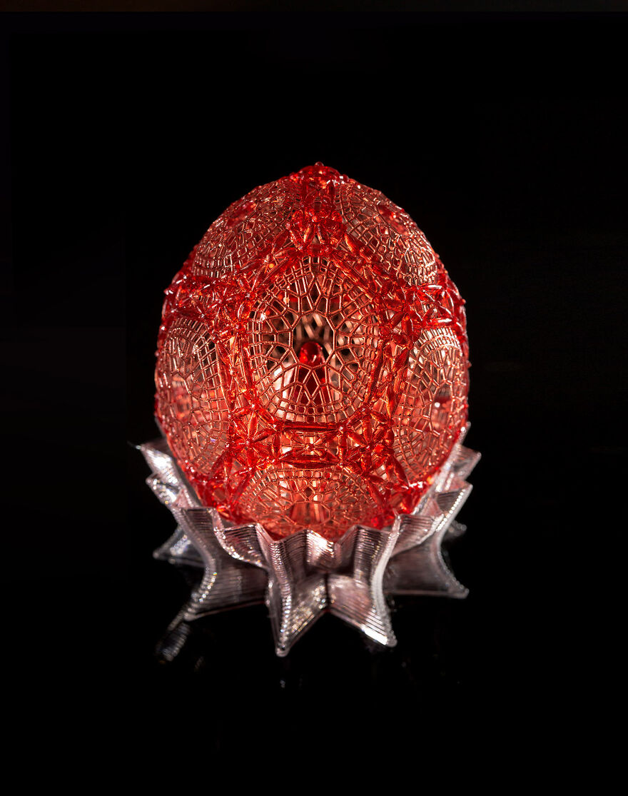 Easter Egg "Cardellino" Red