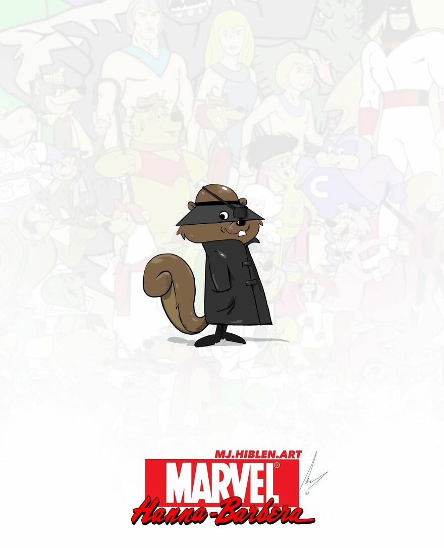 Secret Squirrel As Nick Fury