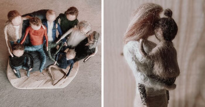 I’ve Been Creating Heartwarming Wool Families For A Year (40 Pics)