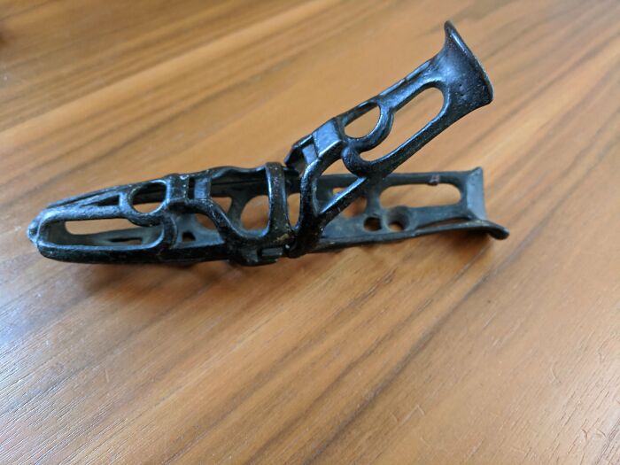 Intracite Iron Contraption That Opens On One Side