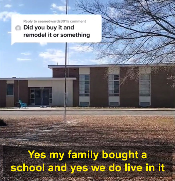 Parents Buy This School As A House For Their Family, Son Films What It's Like To Live There