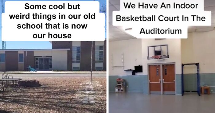 Parents Buy This School As A House For Their Family, Son Films What It’s Like To Live There