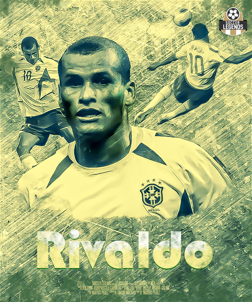 I Created 40 Posters For Legendary Soccer Players