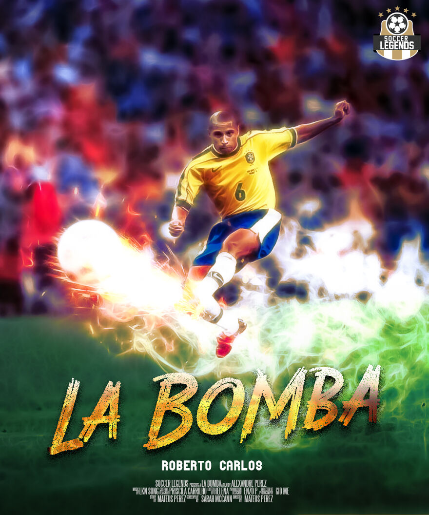 I Created 40 Posters For Legendary Soccer Players