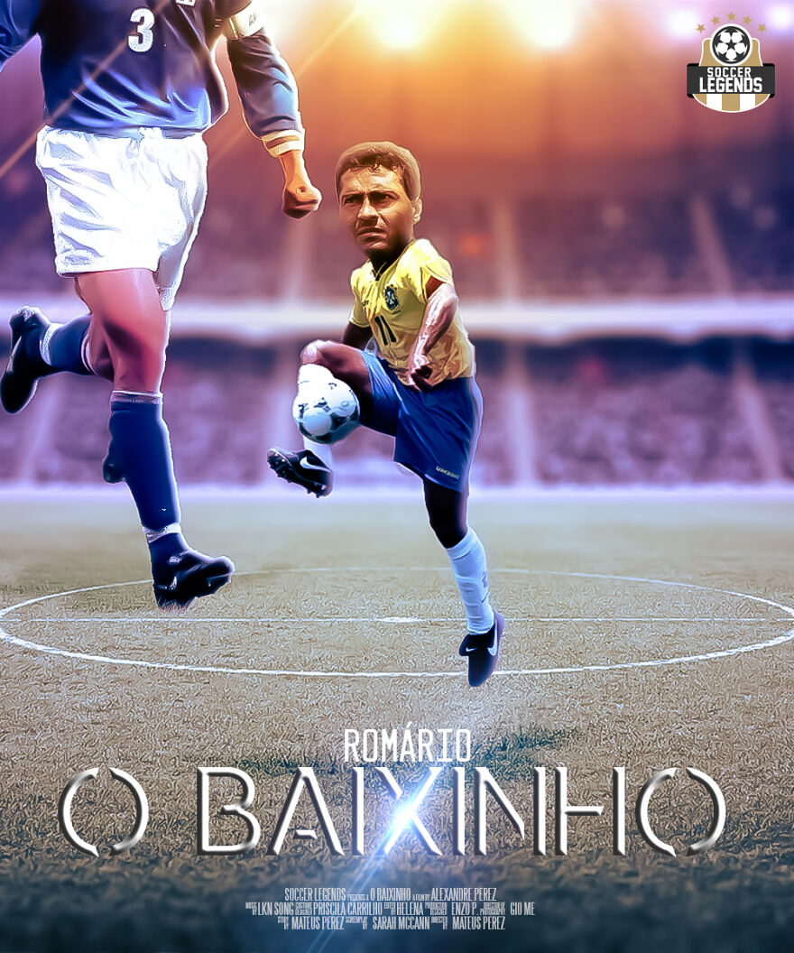 I Created 40 Posters For Legendary Soccer Players