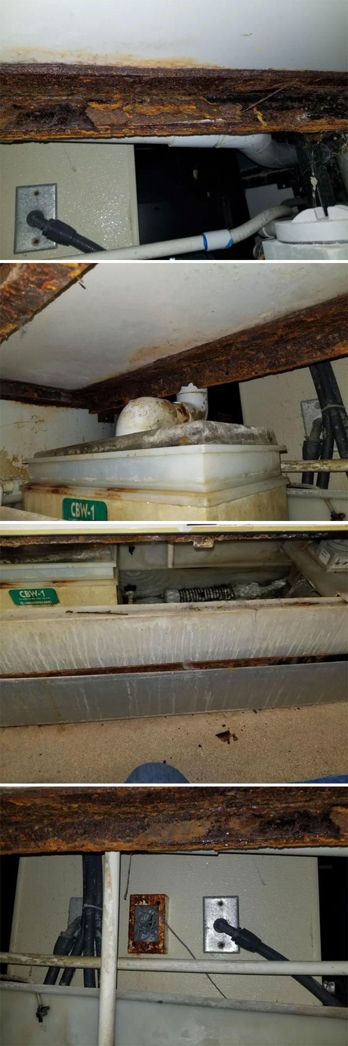 This Rusty Frame At The Fish Store I Work At. Holds 2000 Or So Lbs Of Weights... So Far