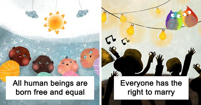 Turkish Artist Introduces Children To Human Rights Through An Interactive Card Game With 30 Illustrations