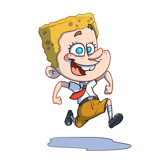 I Illustrated What Spongebob Characters Would Look Like As Humans (10 Pics)