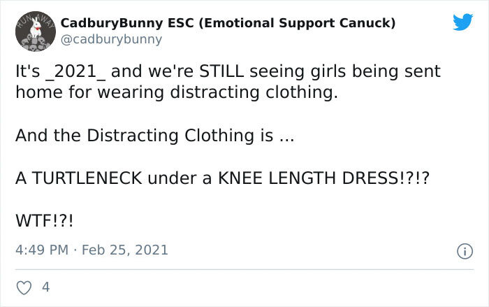 "You Are In The Wrong Profession": 17 Y.O. Gets Sent Home For Her Turtleneck Plus Dress Combo, Causes Backlash "You Are In The Wrong Profession": 17 Y.O. Gets Sent Home For Her Turtleneck Plus Dress Combo, Causes Backlash