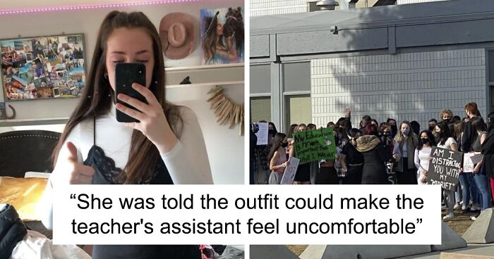 “You Are In The Wrong Profession”: 17 Y.O. Gets Sent Home For Her Turtleneck Plus Dress Combo, Causes Backlash