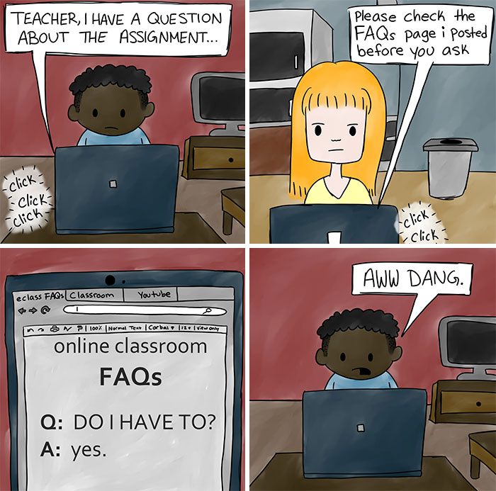 30 Comics To Sum Up My Teaching Experiences During COVID-19