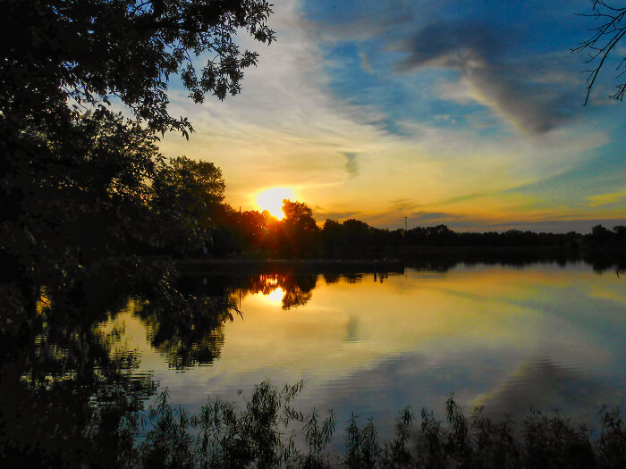 Sunset At The Lake