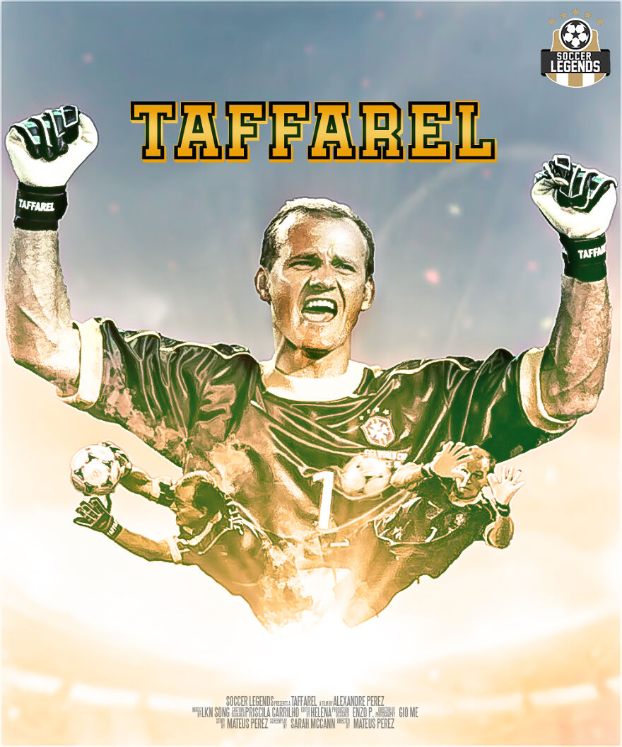 I Created 40 Posters For Legendary Soccer Players