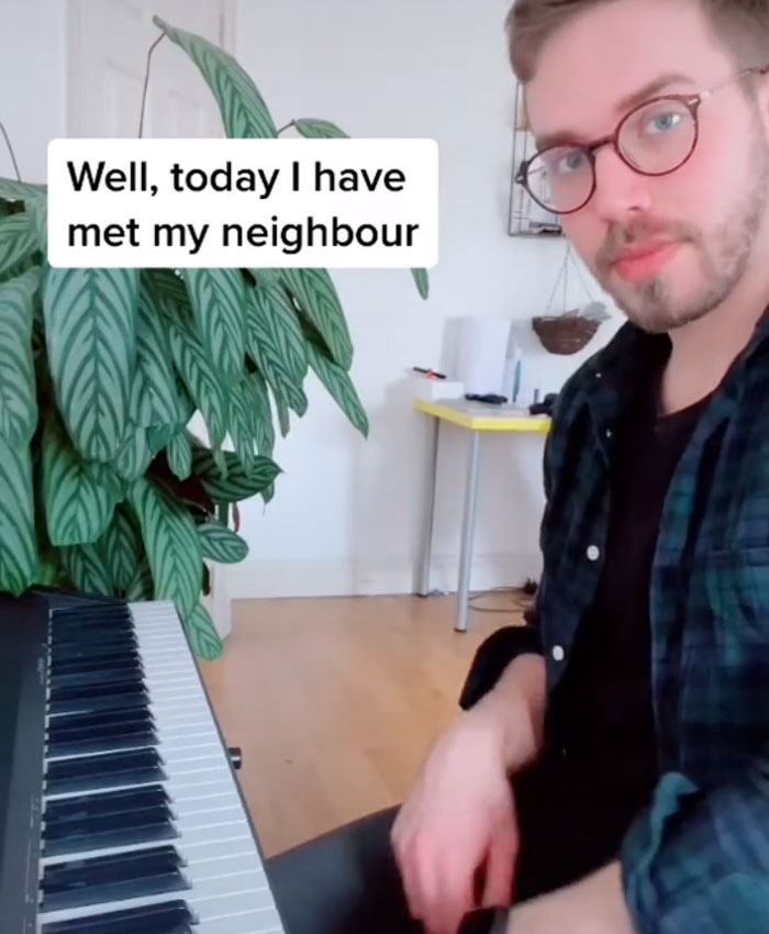 Man Goes Viral With 1.7M Views After Filming Himself Playing Piano Duets With A Mystery Neighbor On The Other Side Of The Wall