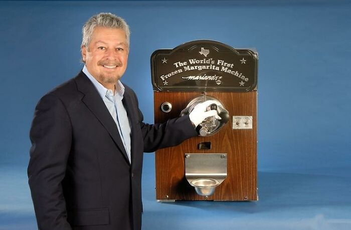 Til About Mariano Martinez. A Man Who In 1971 Modified An Ice Cream Machine To Create The First Frozen Margarita Machine. He Did This To Meet Demand For A Popular Margarita Recipe He Was Serving At The Time. You Can Find His Invention On Display At The Smithsonian Museum For American History.