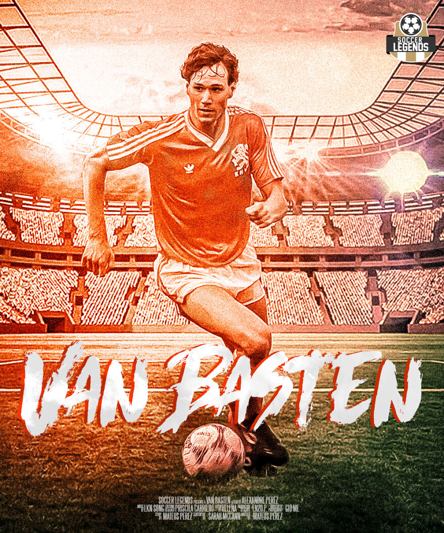 I Created 40 Posters For Legendary Soccer Players