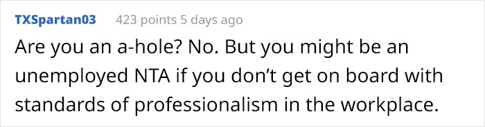 Woman Doesn't Wear A Bra At Work Despite Her Coworkers Complaining, Asks If She's Being A Jerk