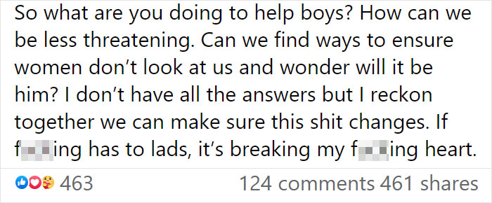 Men Are Questioning How They Can Help Women Feel Safer After The Tragic Disappearance Of Sarah Everard Men Are Questioning How They Can Help Women Feel Safer After The Tragic Disappearance Of Sarah Everard