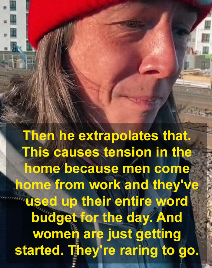 Guy Shatters A Popular Myth That Women Speak More Words Per Day Than Men, Explains How It Was Created Guy Shatters A Popular Myth That Women Speak More Words Per Day Than Men, Explains How It Was Created