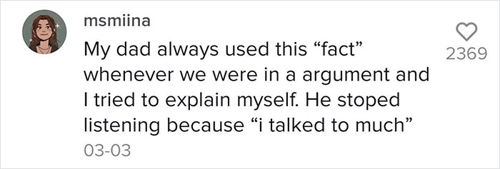 Guy Shatters A Popular Myth That Women Speak More Words Per Day Than Men, Explains How It Was Created Guy Shatters A Popular Myth That Women Speak More Words Per Day Than Men, Explains How It Was Created