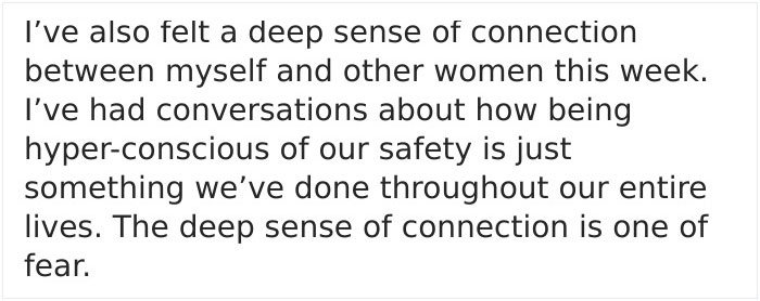 Not All Men But Almost All Women: Post About Women’s Safety Concerns In Response To Sarah Everard’s Tragedy Goes Viral Not All Men But Almost All Women: Post About Women’s Safety Concerns In Response To Sarah Everard’s Tragedy Goes Viral