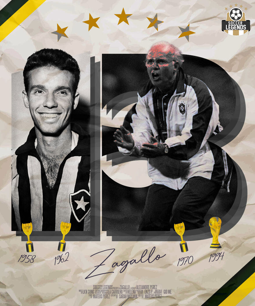 I Created 40 Posters For Legendary Soccer Players