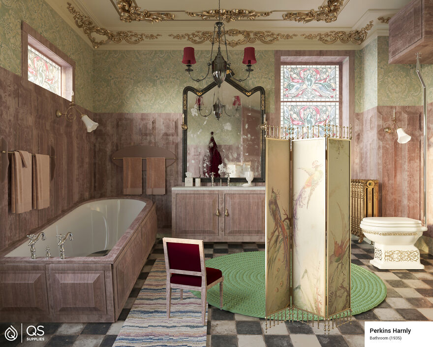 Here's How 5 Bathrooms From Famous Paintings Would Look In Real Life By Qssupplies Here's How 5 Bathrooms From Famous Paintings Would Look In Real Life By Qssupplies
