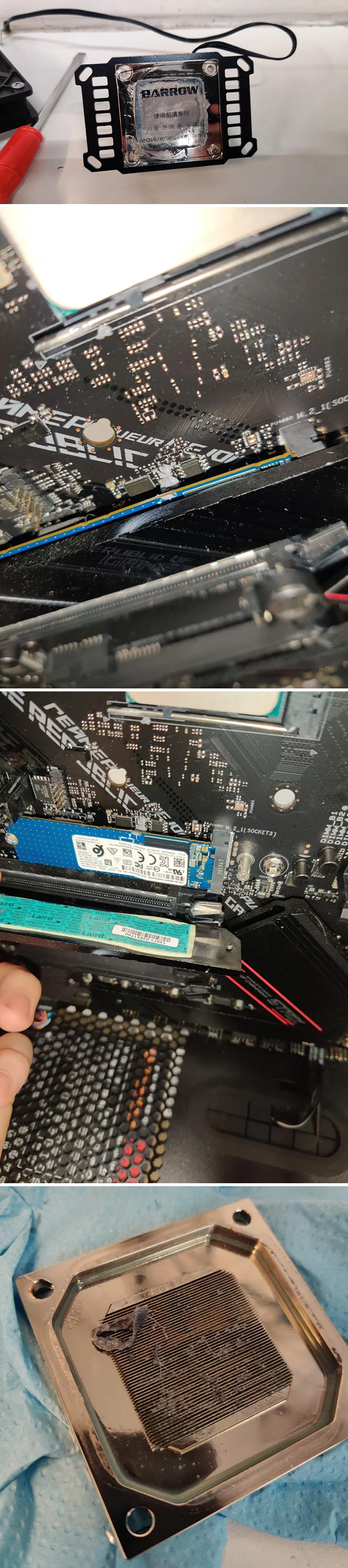 The Guy Who Built This Told The Customer The Water Cooling Was Zero Maintenance.... He Didn't Do A Good Job In The First Place