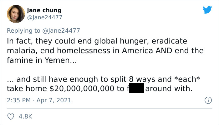 Person Counts What Could Be Done With Billionaires' Money And It Gives You A Perspective On The Economy Person Counts What Could Be Done With Billionaires' Money And It Gives You A Perspective On The Economy