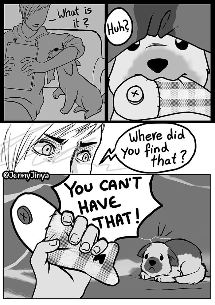 Artist Who Makes People Cry With Her Comics Released A Sequel To 'Little Fish' About The Spirit Of A Dog Visiting Its Owner Who Got A New Puppy Artist Who Makes People Cry With Her Comics Released A Sequel To 'Little Fish' About The Spirit Of A Dog Visiting Its Owner Who Got A New Puppy