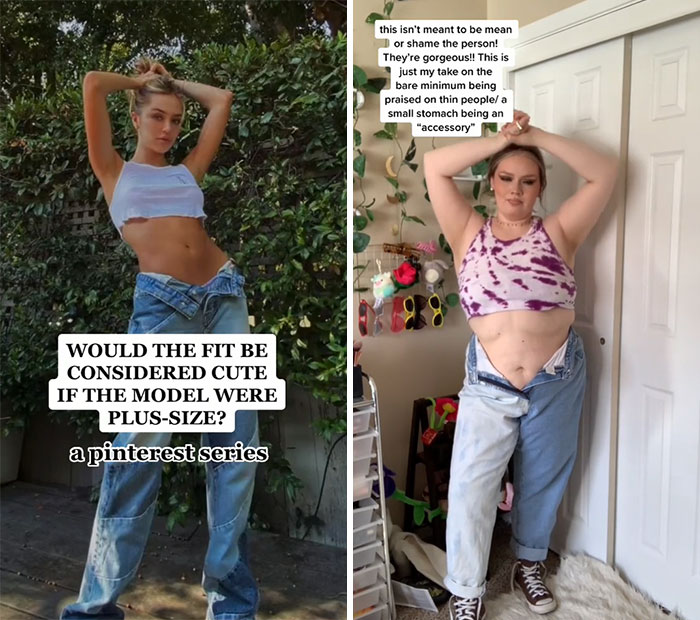 Woman Recreates Outfits To Show The Double Standards Of Fashion Trends, But Not Everyone's Convinced Woman Recreates Outfits To Show The Double Standards Of Fashion Trends, But Not Everyone's Convinced