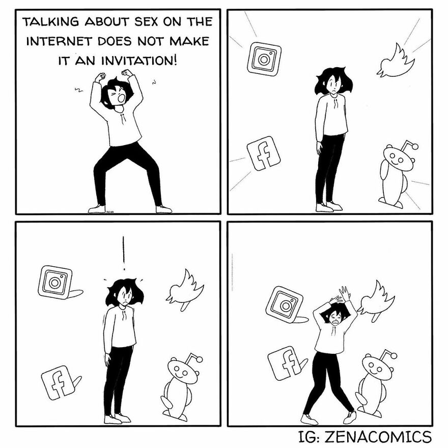 10 Comics Drawn By A (Very Single) Woman During The Global Pandemic (Zena)