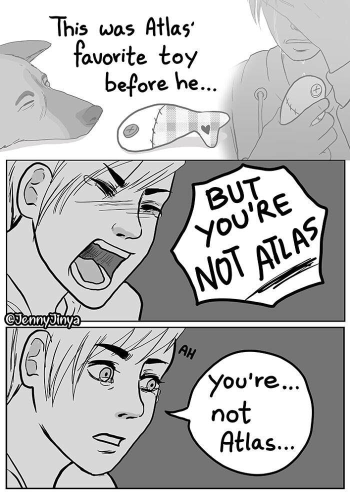 Artist Who Makes People Cry With Her Comics Released A Sequel To 'Little Fish' About The Spirit Of A Dog Visiting Its Owner Who Got A New Puppy Artist Who Makes People Cry With Her Comics Released A Sequel To 'Little Fish' About The Spirit Of A Dog Visiting Its Owner Who Got A New Puppy