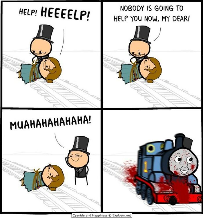 125 Hilariously Dark Comics By Cyanide & Happiness