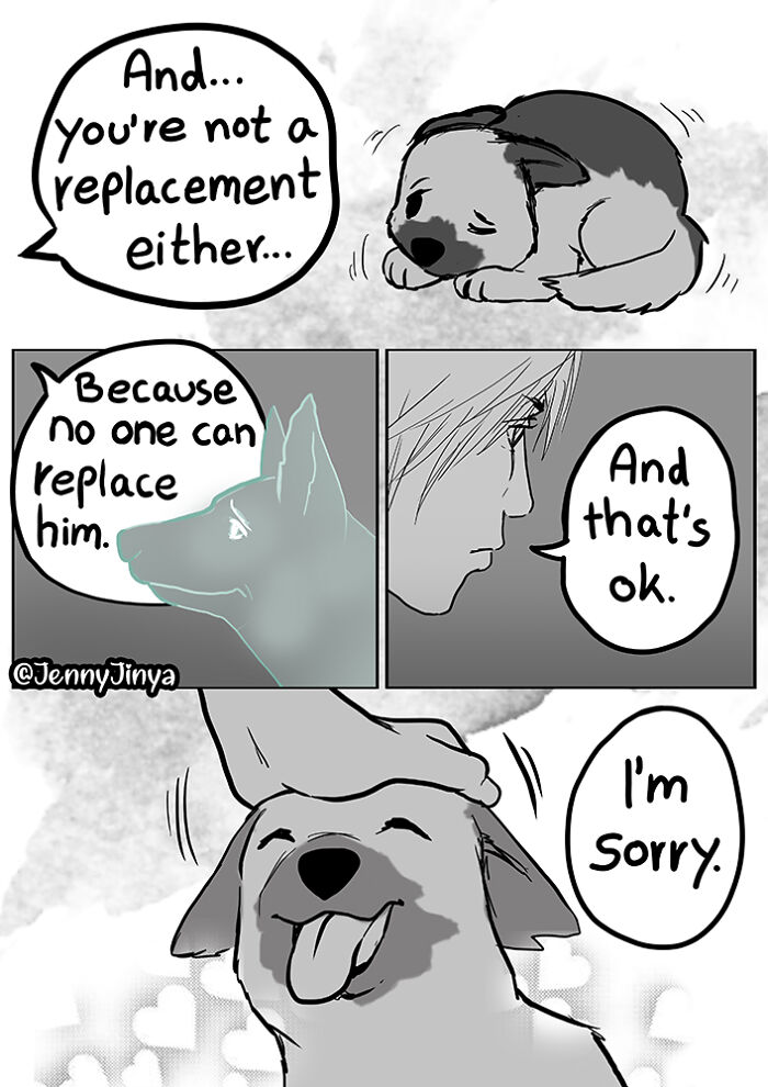 Artist Who Makes People Cry With Her Comics Released A Sequel To 'Little Fish' About The Spirit Of A Dog Visiting Its Owner Who Got A New Puppy Artist Who Makes People Cry With Her Comics Released A Sequel To 'Little Fish' About The Spirit Of A Dog Visiting Its Owner Who Got A New Puppy