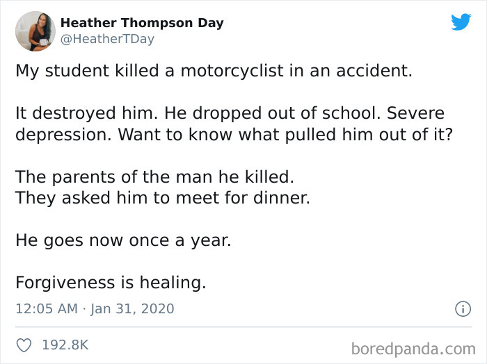 Forgiveness Can Actually Heal Us. He Got His Life Back. May We Find It In Our Hearts To Forgive Those Who Are Truly Sorry And Need Us To Free Them