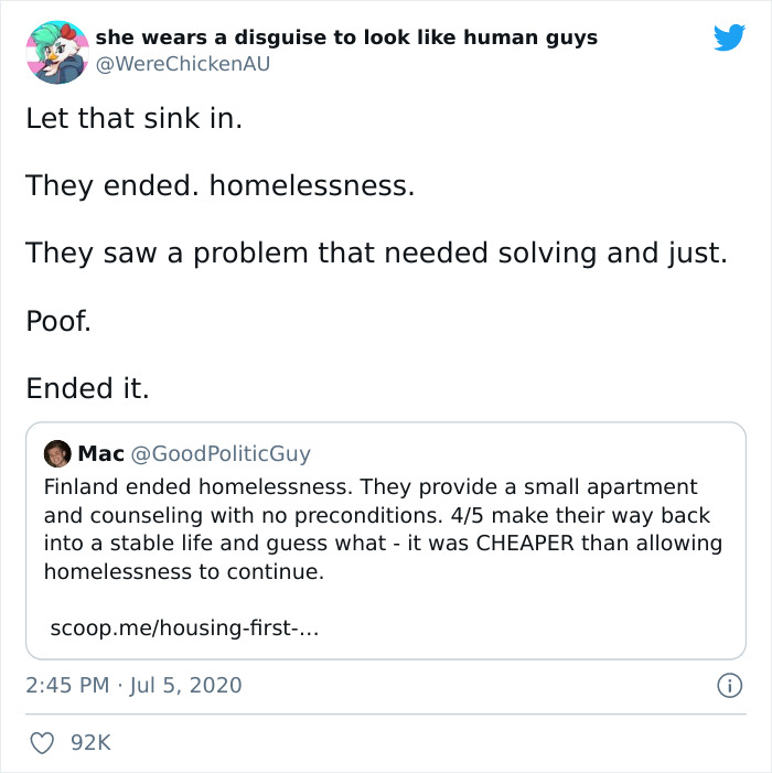 Finland Is Successfully Fighting Homelessness, Which Is Now Reduced To 0.08% By Giving Homes For Those Who Need It