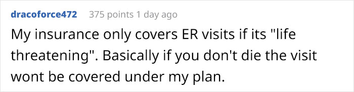 Person Starts A Discussion Online After Having To Pay $8k For Going To The Hospital For A Hurting Arm Despite Being Insured Person Starts A Discussion Online After Having To Pay $8k For Going To The Hospital For A Hurting Arm Despite Being Insured
