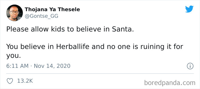 I Think Believing In Santa Is Better Than Believing In An Mlm