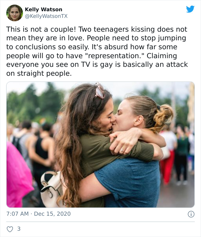 Lmao There Are Pride Flags In The Background