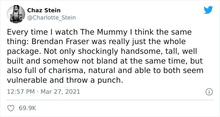 Brendan Fraser Is Trending On Twitter Simply For Being Wholesome (Xx Tweets)