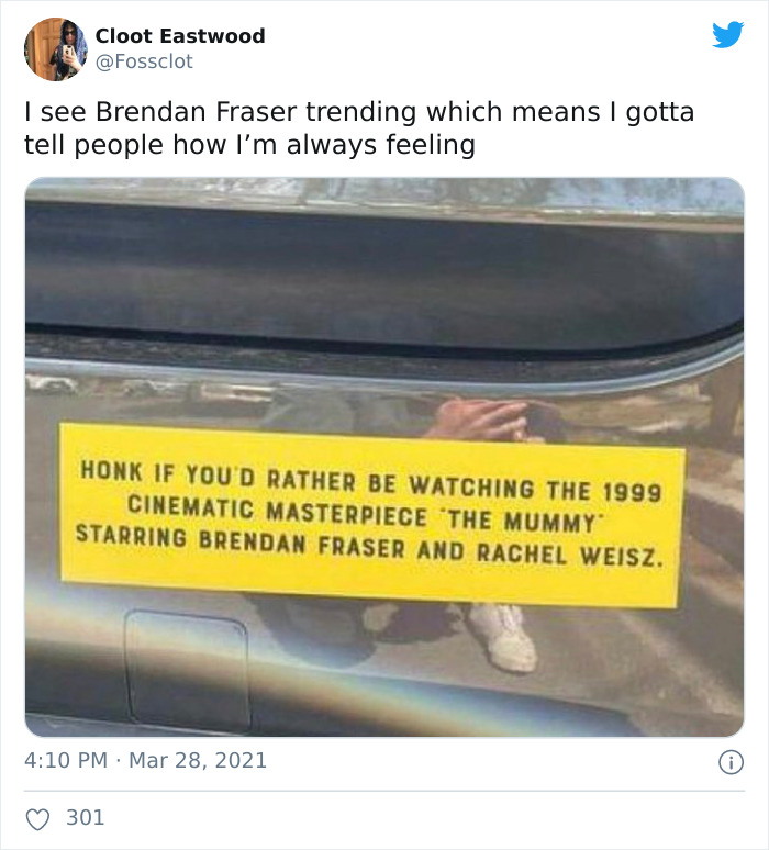 Brendan Fraser Is Trending On Twitter Simply For Being Wholesome (Xx Tweets)