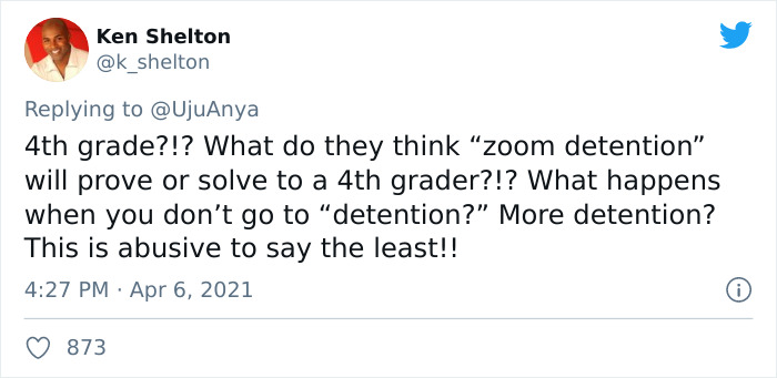 4th Grader Gets Sent To Detention Via Zoom, Mother Starts A Viral Twitter Thread Explaining How Ridiculous That Is 4th Grader Gets Sent To Detention Via Zoom, Mother Starts A Viral Twitter Thread Explaining How Ridiculous That Is