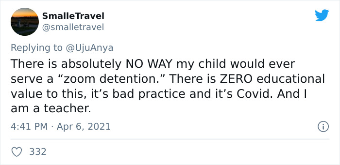 4th Grader Gets Sent To Detention Via Zoom, Mother Starts A Viral Twitter Thread Explaining How Ridiculous That Is